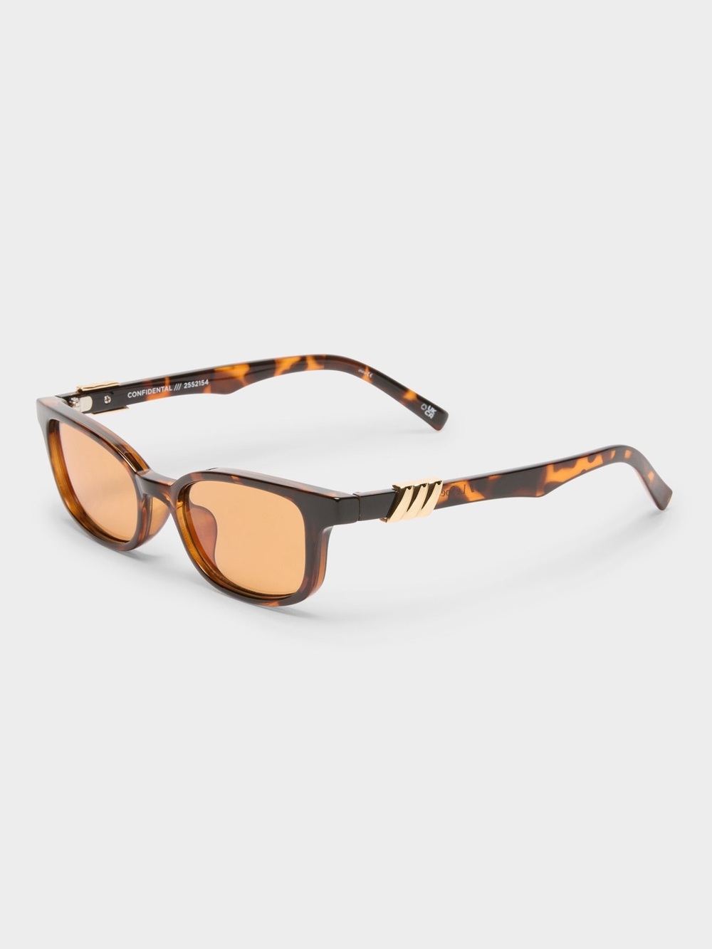 Confidential Librarian Sunglasses - Dark Tort - Picture 4 of 5